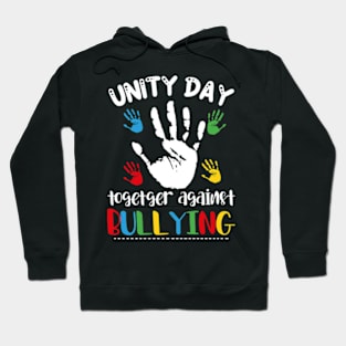 Together Against Bullying Orange Anti Bullying Unity Day Kids Hoodie